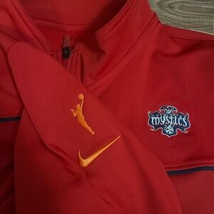 Nike Red Dri-FIT Jacket with Black Logos